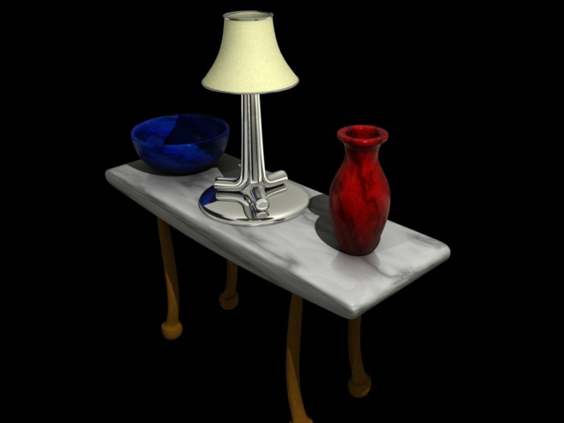 Lamp Vase Table preview image 1